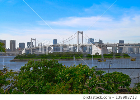 從台場的彩虹橋 從台場的彩虹橋 139998718