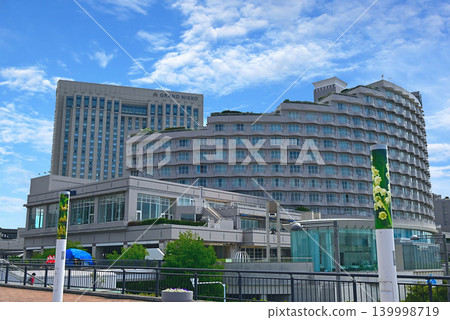 台場的日航大酒店和希爾頓酒店 台場的日航大酒店和希爾頓酒店 139998719