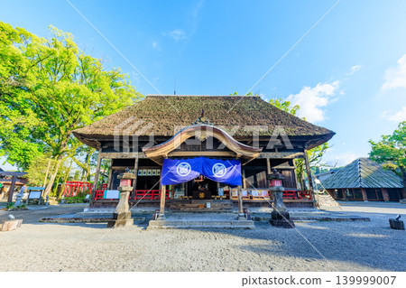 Aoi Aso Shrine in early summer, Hitoyoshi City, Kumamoto Prefecture Aoi Aso Shrine in early summer, Hitoyoshi City, Kumamoto Prefecture 139999007
