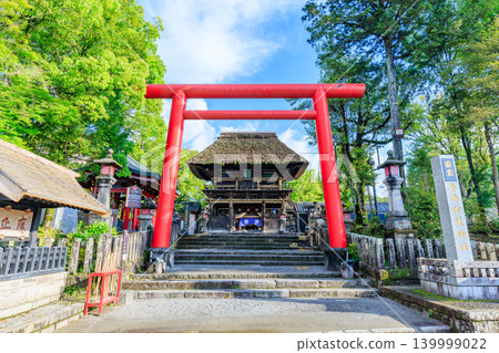 Aoi Aso Shrine in early summer, Hitoyoshi City, Kumamoto Prefecture Aoi Aso Shrine in early summer, Hitoyoshi City, Kumamoto Prefecture 139999022