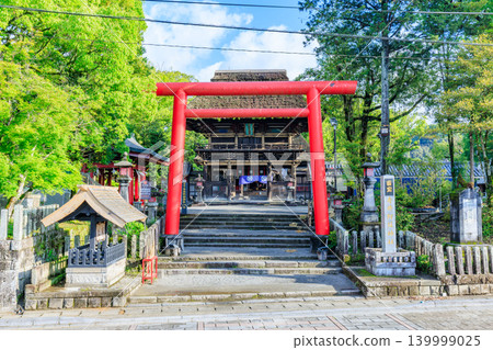 初夏時節的青麻生神社,熊本縣人吉市 初夏時節的青麻生神社,熊本縣人吉市 139999025