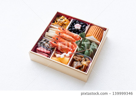 New Year's food white background New Year's food white background 139999346