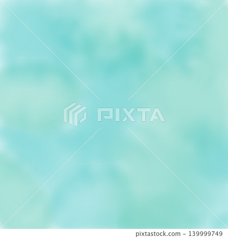 A soft, pastel blue and green watercolor-style, elegant abstract background for the rainy season and summer. 139999749