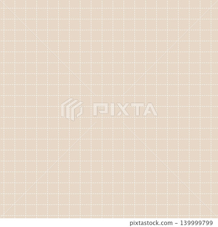 Stylish dashed grid background material with white lines on a beige background, loose check pattern. Stylish dashed grid background material with white lines on a beige background, loose check pattern. 139999799