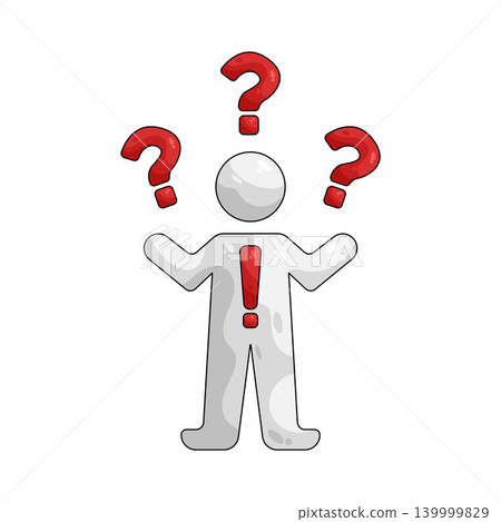 Illustration of Confusion Illustration of Confusion 139999829
