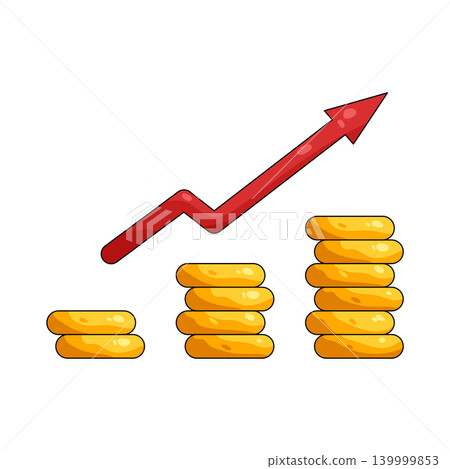 Illustration of Salary Increase  139999853