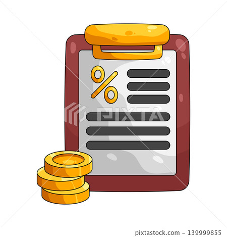 Illustration of Salary Report Illustration of Salary Report 139999855