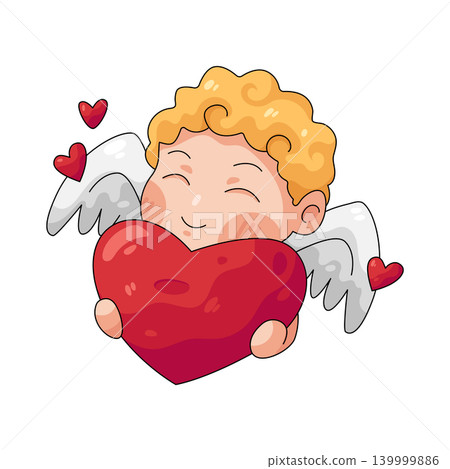 Illustration of Cupid  139999886