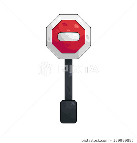 Illustration of stop sign Illustration of stop sign 139999895
