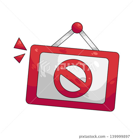 Illustration of blocked symbol Illustration of blocked symbol 139999897