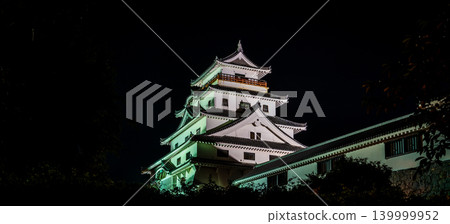 Karatsu Castle Illumination - Panorama [Karatsu City, Saga Prefecture] 139999952