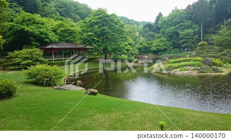 池塘被綠色包圍 140000170
