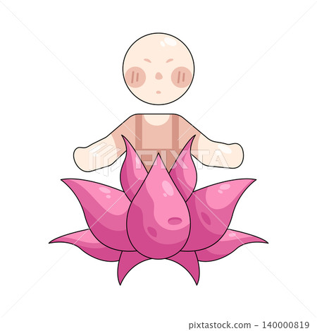 Illustration of Meditation Illustration of Meditation 140000819