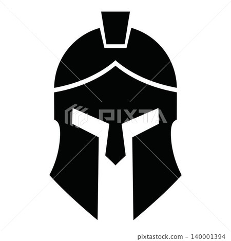 Spartan Warrior Helmet Icon Graphic Symbol Design Spartan Warrior Helmet Icon Graphic Symbol Design 140001394