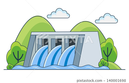 renewable green energy concepts flat vector illustration set renewable green energy concepts flat vector illustration set 140001698
