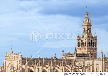 Giralda, the bell tower of Seville Cathedral in Seville, Spain Giralda, the bell tower of Seville Cathedral in Seville, Spain 140001821