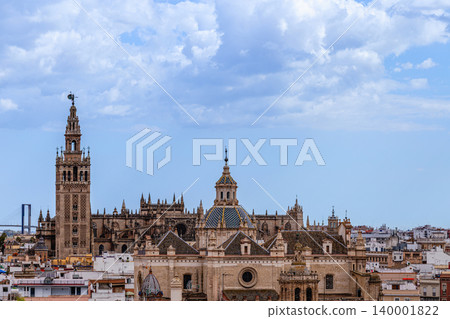 Seville Cathedral and Giralda, Seville, Spain. Seville Cathedral and Giralda, Seville, Spain. 140001822