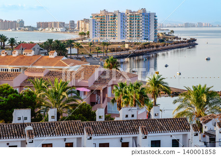 View of La Manga del Mar Menor, Region of Murcia, Spain 140001858