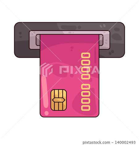 Illustration of Card Insert Illustration of Card Insert 140002493