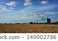Ohmi Railway running through wheat fields Ohmi Railway running through wheat fields 140002786