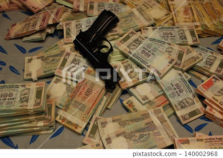 Indian Currency and Revolver Indian Currency and Revolver 140002968