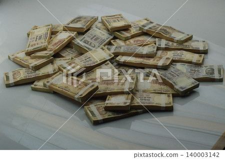 Indian Old Currency in a Studio Indian Old Currency in a Studio 140003142