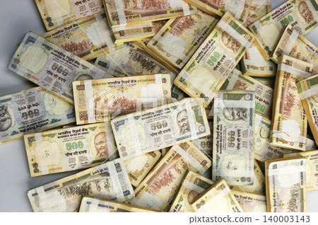 Indian Old Currency in a Studio Indian Old Currency in a Studio 140003143