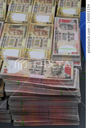 Indian Old Currency in a Studio Indian Old Currency in a Studio 140003154