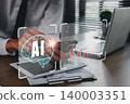 Explore AI business forecasting with cutting-edge technology for predictive analytics and strategic decisions in today's enterprises. 140003351