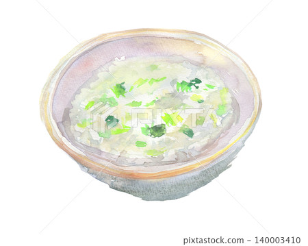 Watercolor illustration of Nanakusa-gayu Watercolor illustration of Nanakusa-gayu 140003410