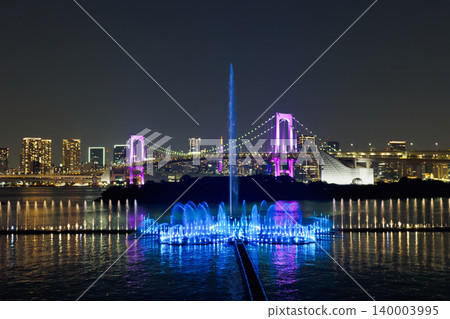 Flowers of light blooming in Tokyo Bay 140003995