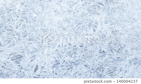 Close-up macro of a frozen ice surface, natural abstract photo Close-up macro of a frozen ice surface, natural abstract photo 140004237