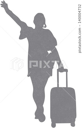 luggage shadow illustration 140004732