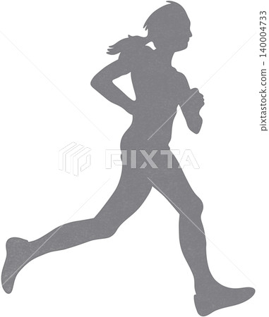 running person shadow running person shadow 140004733