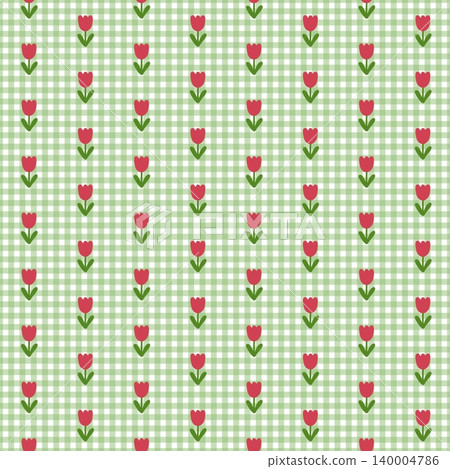 Cute gingham seamless background Cute gingham seamless background 140004786