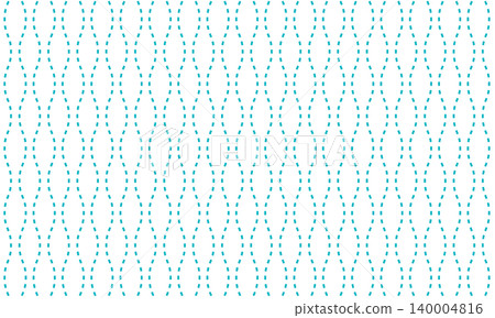 Simple dashed seamless pattern of rising wave motif (vector) Simple dashed seamless pattern of rising wave motif (vector) 140004816