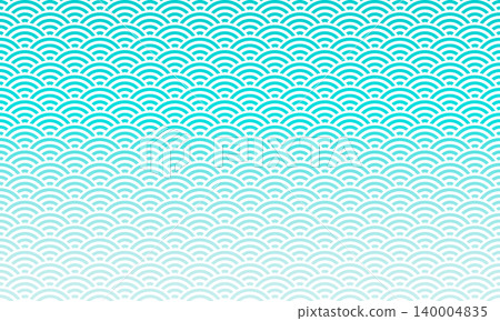 漸層青海波圖案 漸層青海波圖案 140004835