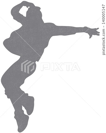 dancing person shadow dancing person shadow 140005147