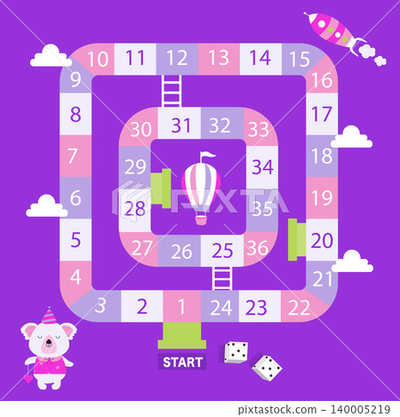Cute Frame of board game ,Funny frame,snake games,Vector illustrations. Cute Frame of board game ,Funny frame,snake games,Vector illustrations. 140005219
