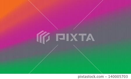 Colorful zigzag geometric pattern with vibrant orange purple and green gradient transitions. 140005703