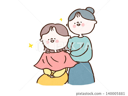 A woman receives a personal color analysis using pink drapes (Beauty & Fashion) A woman receives a personal color analysis using pink drapes (Beauty & Fashion) 140005881