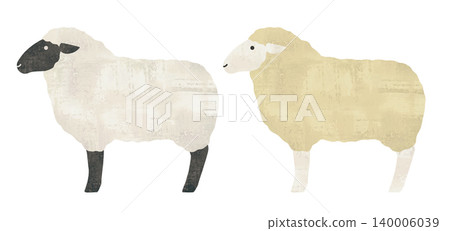 Amniotic watercolor painting 2 colors 140006039