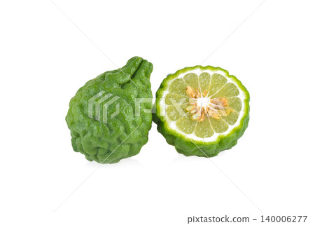 Bergamot isolated on white background Bergamot isolated on white background 140006277