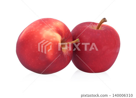 Red apple isolated on white background Red apple isolated on white background 140006310