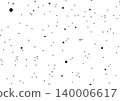 A hand-drawn style background with scattered ink splatters and random black dots, and a monochrome texture. 140006617