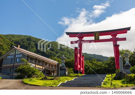 Yamagata Dewa Miyama Yudonosan Shrine Otorii 140006666