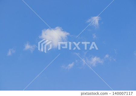 White clouds floating in the blue sky 140007117
