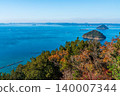 【瀨戶內海國立公園】深秋時節大崎山公園景色，第七部分，香川縣坂出市 140007344