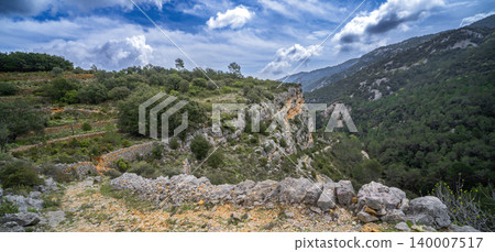 Ravine Els Estrets del Ballestar Trekking Path, Spain 140007517