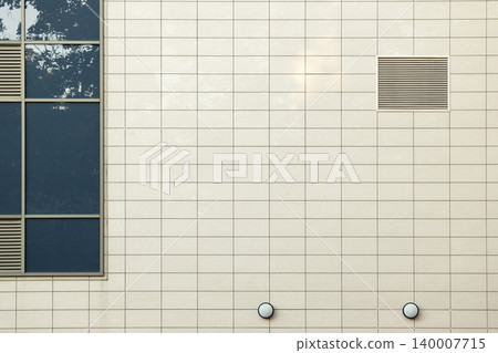 wall tile beige color smooth surface frame work windows and air condition system ventilation wall tile beige color smooth surface frame work windows and air condition system ventilation 140007715
